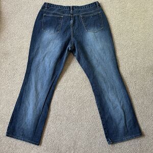 Vintage Y2K Wild Secret Studded Straight Baggy Medium Wash High Waist Jeans 22